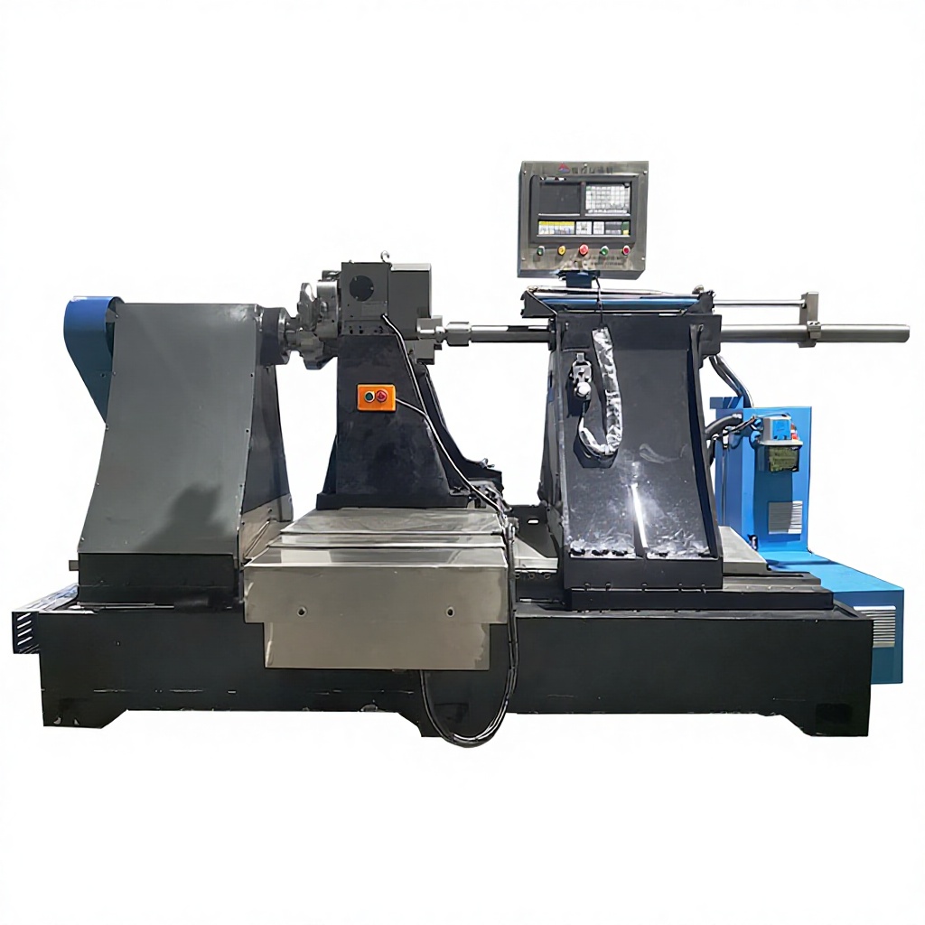 Stainless Steel Large Spin Forming Machine Dual Cutting Wheels CNC Spinning Machine Guangzhou Keyuan Control System