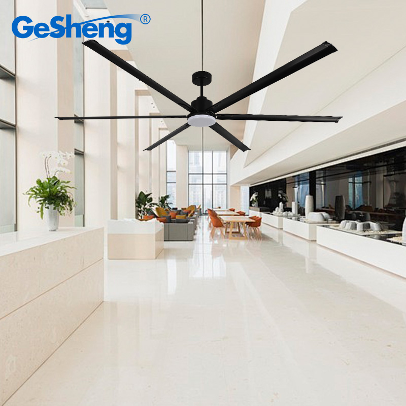 72/120Inch Aluminum Large Ceiling Fan With 6 Blades And Remote Control Ventilador De Techo Industrial