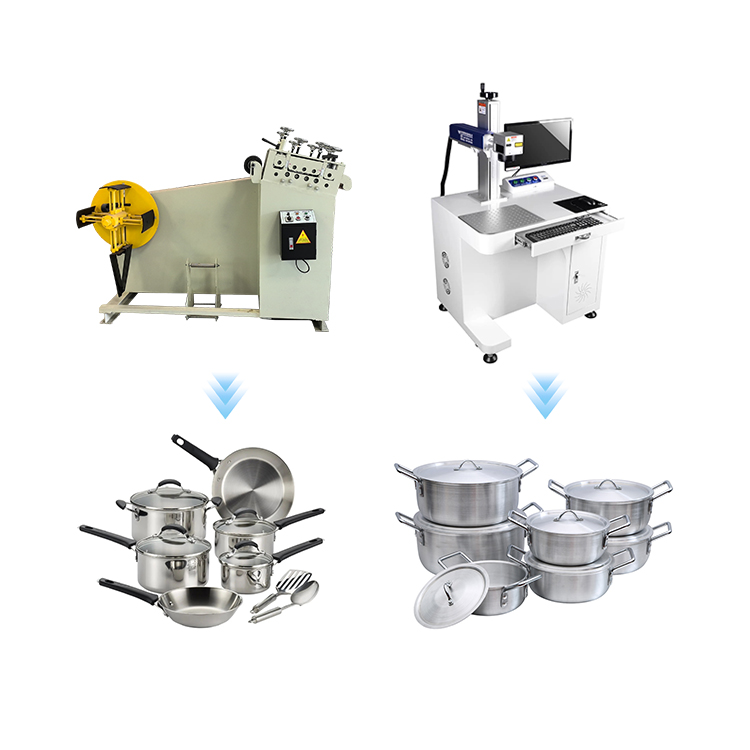 Stainless Steel Cookware Production Line Automatic For Pots/Pans - High Efficiency Customized Set