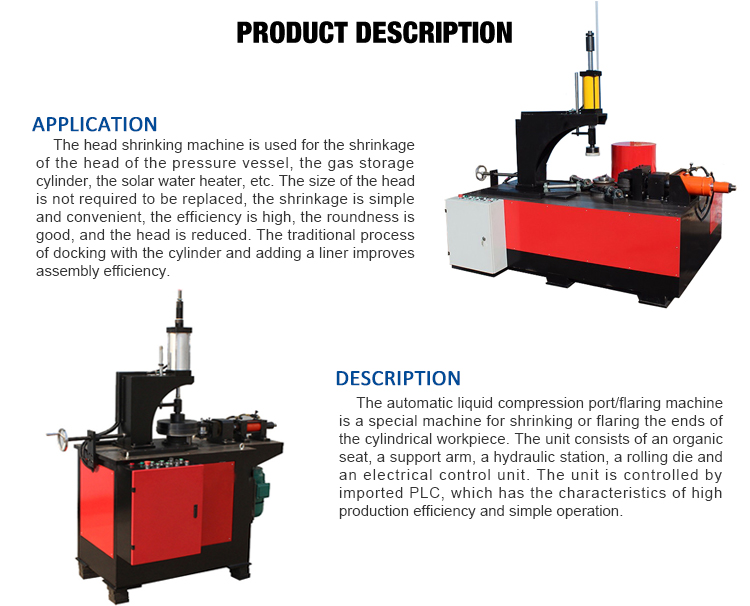 Dished End Forming Machine Details