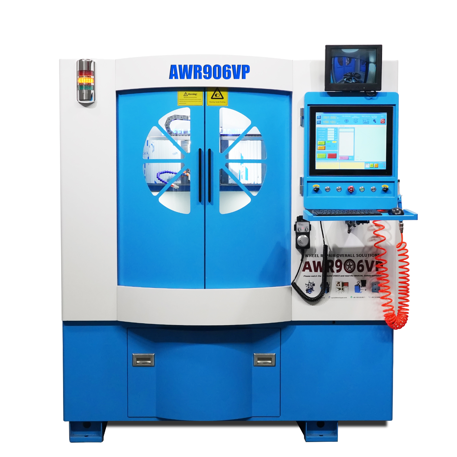 CRYSTAL AWR906VP Hot Selling Factory Price CNC Auto Wheel Rim Repair Machine Alloy Rim Lathe Machine