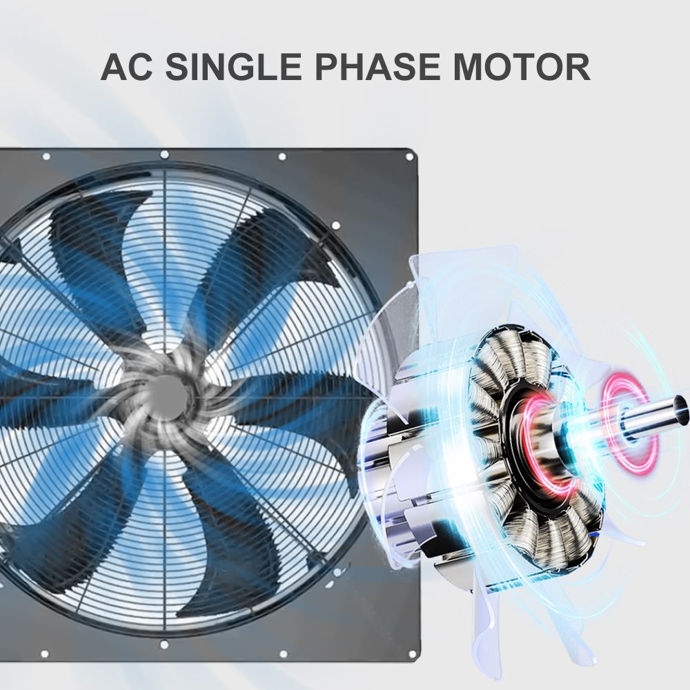 SANXIN China Manufacturer Customization Low Noise High Speed Stainless Steel Fan Housing Axial Flow Fan Industrial