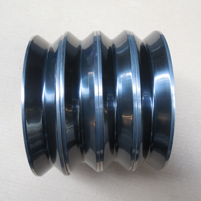 Coating Ceramic V Line Wheels,Cable Machinery Guide Pulley ,Mirror Polishing Coil Winding Pulley