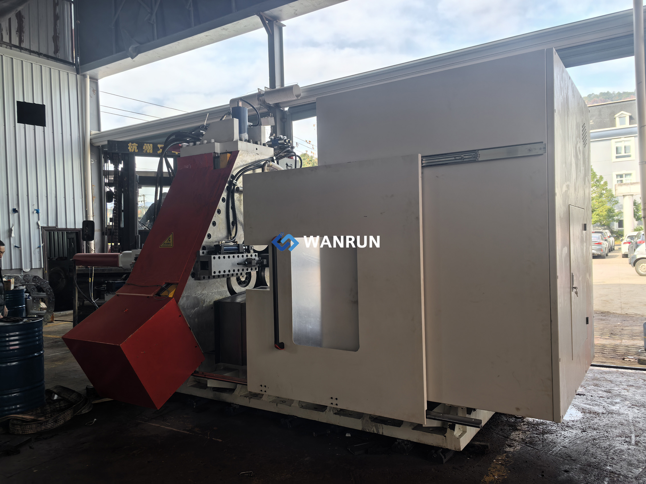 WR200-3T Three Roller Cnc Flow Forming Machine for Seamless Pipe