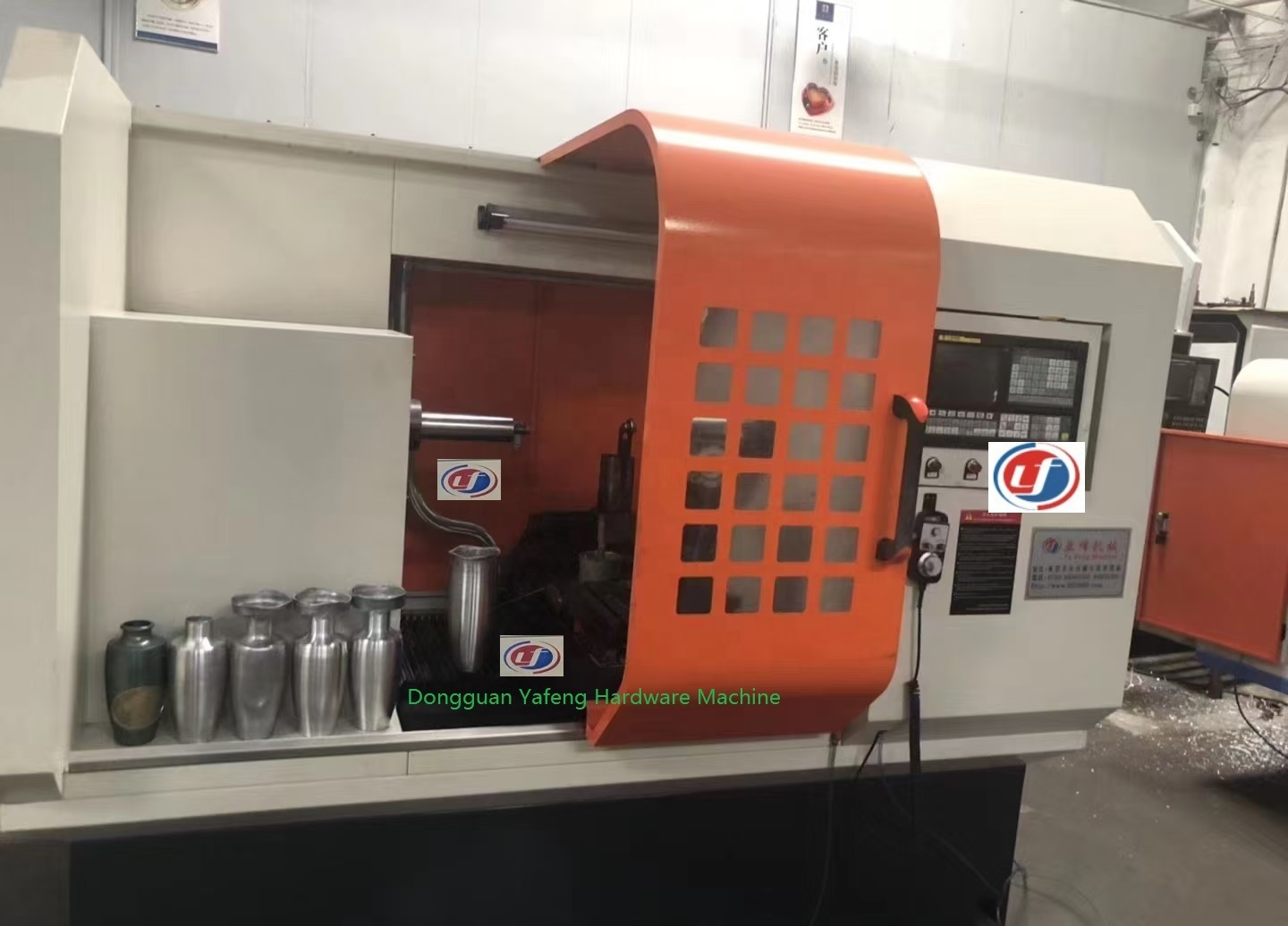 Copper Metal Spinning Machine for Ventilation Fan CNC Lathe Machine Horizontal Flow Forming Machine for Copper Iron Hardware