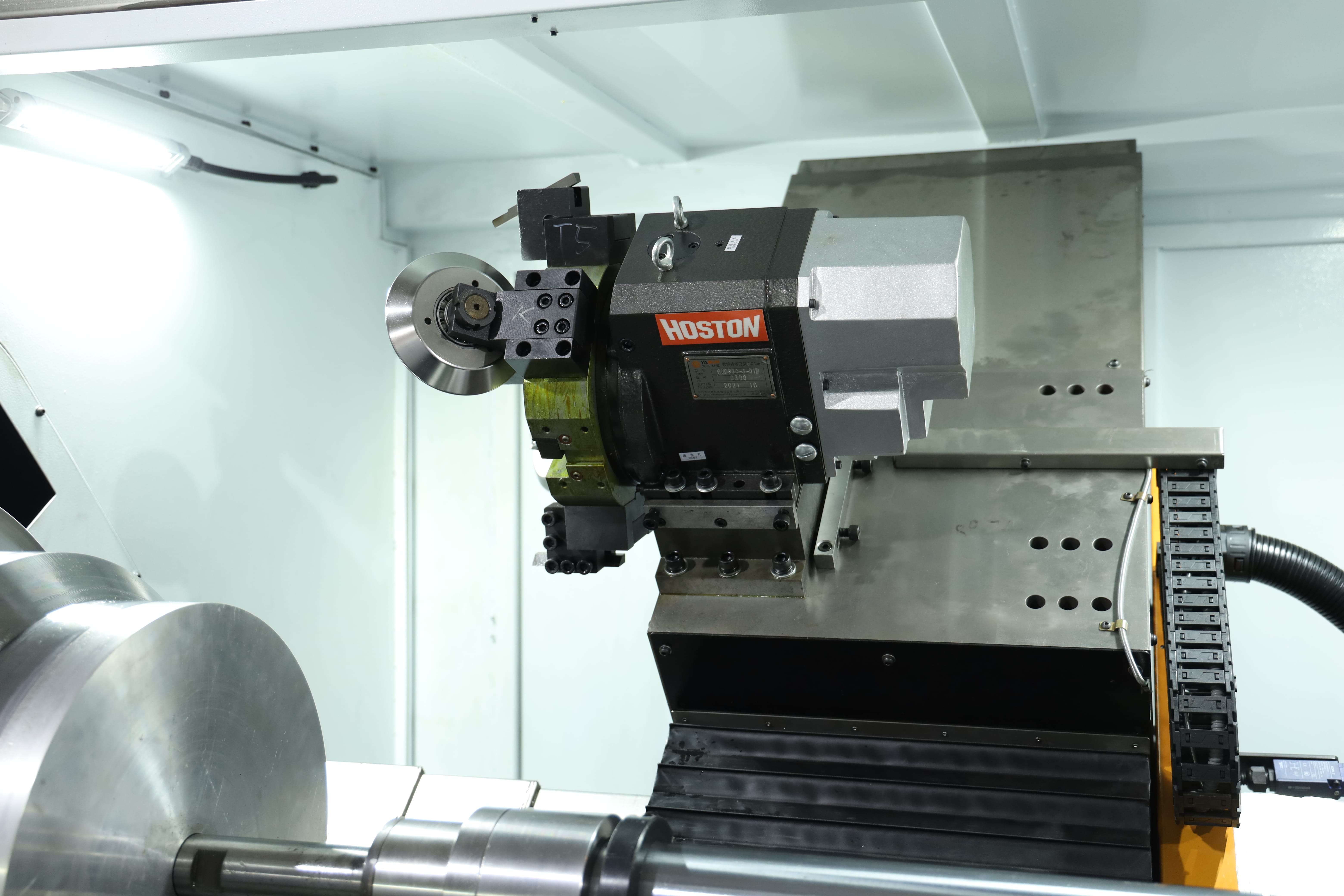 CNC Metal Spinning Machine Heavy Duty Double Rollers for Stainless Steel Cookware