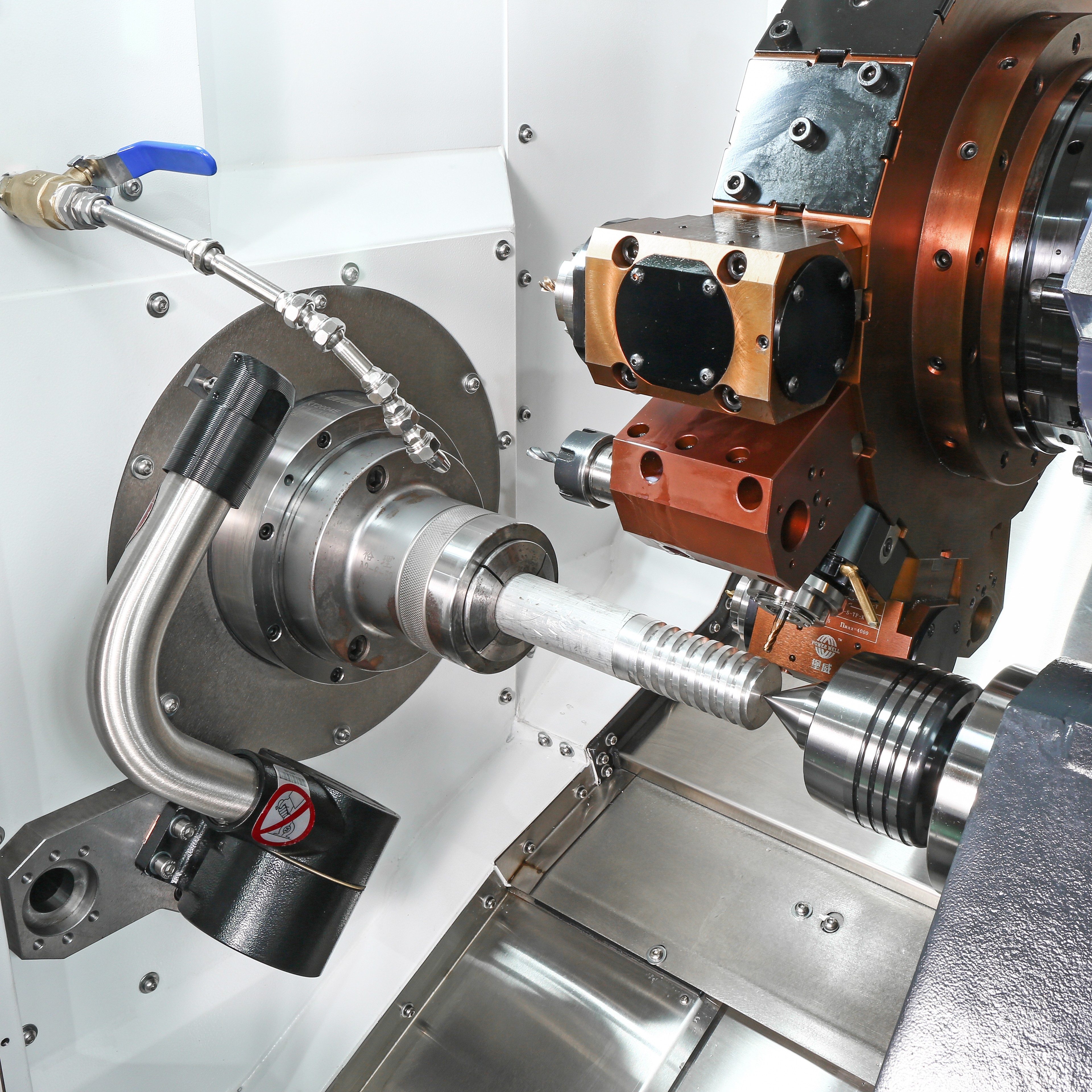 Horizontal Lathe Price Automatic CNC Metal Spinning Machine Syntec Control System CNC Lathe with Bar Feeder