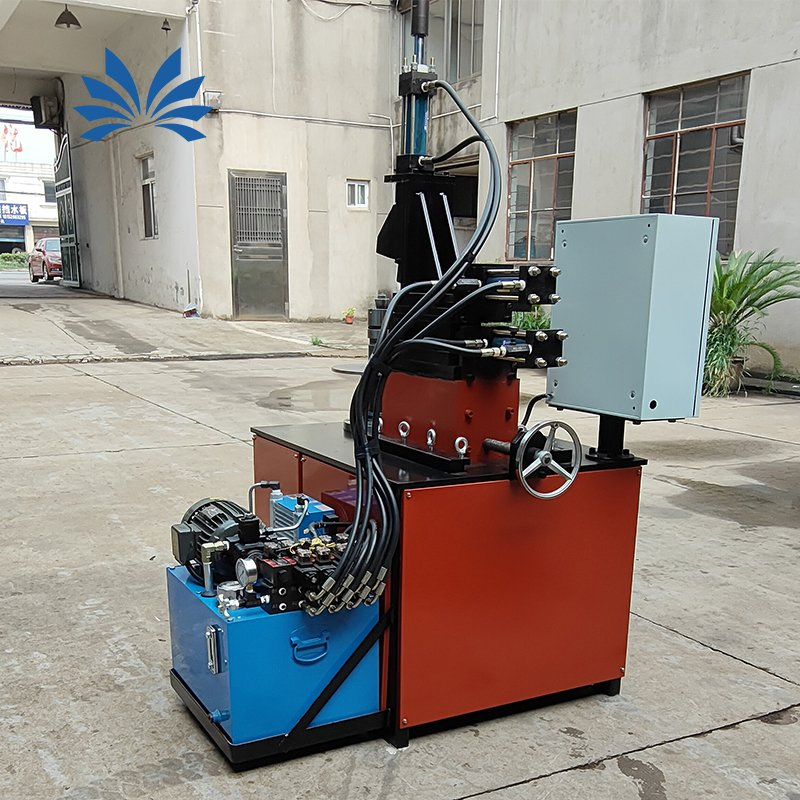 Heavy Duty Flanging Machine with Digital Display and PLC Control