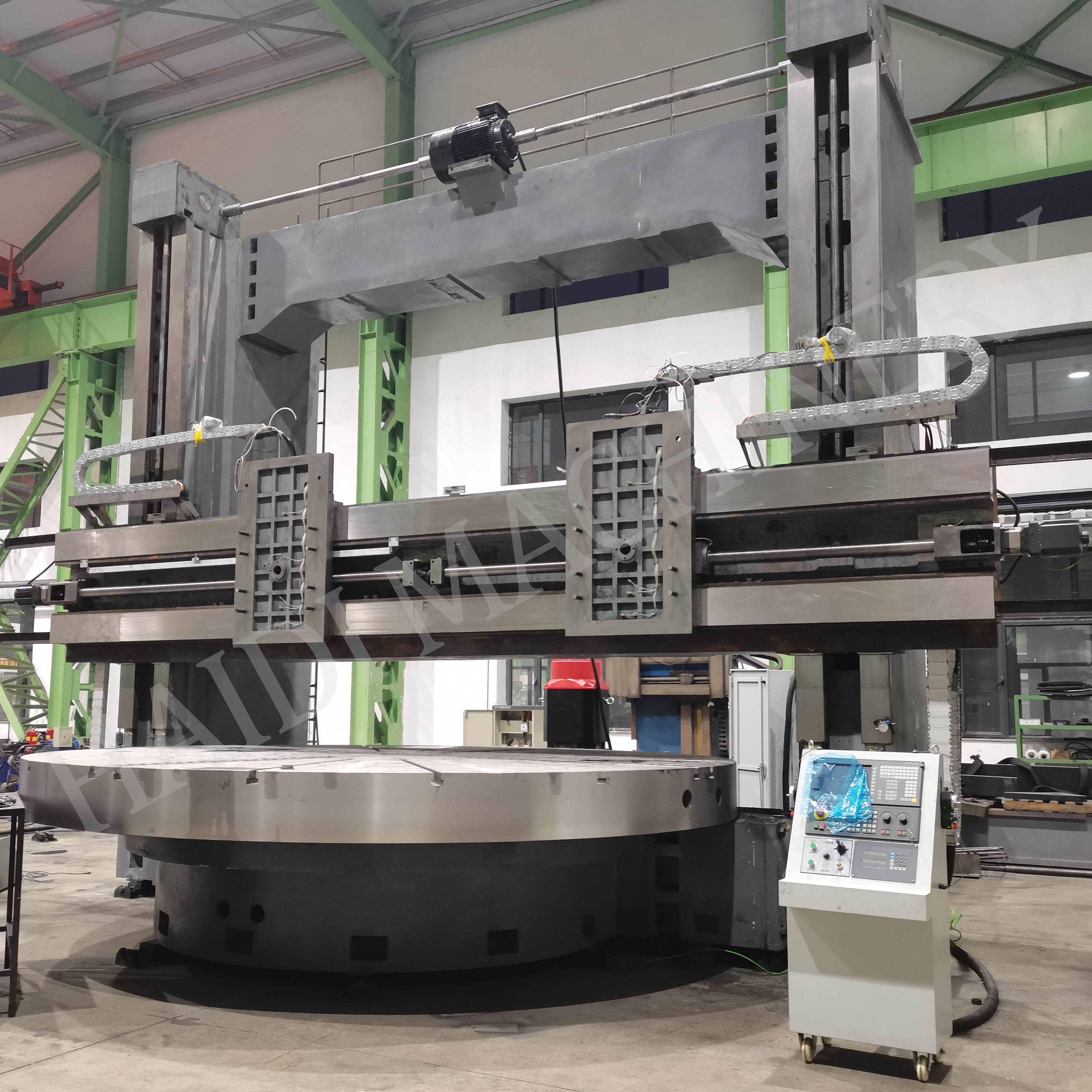 Heavy Duty CK5255E Double Column CNC Vertical Lathe Machine High Precision Large Diameter VTL Metal Turning Machine
