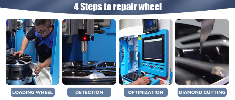 CRYSTAL AWR906VP CNC Auto Wheel Rim Repair Machine