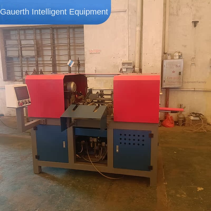 Hydraulic Press Integrated Machine for Aluminum Tube Automatic Feeding with CNC Chamfering Punching Mouth Necking Functions