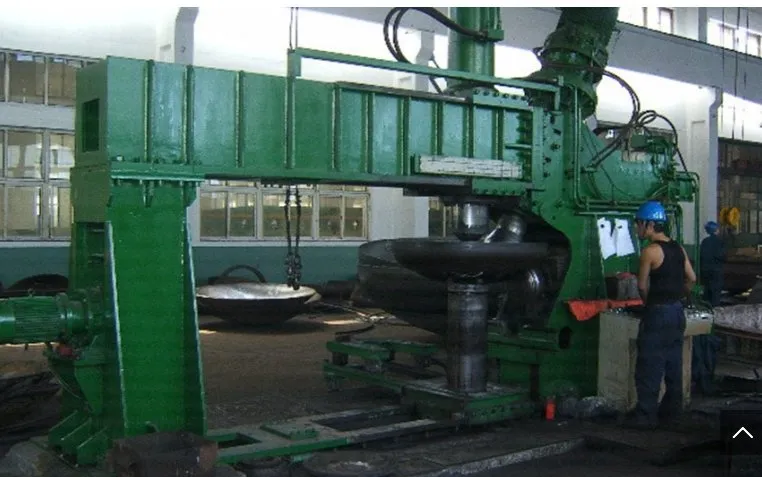 Heavy Duty Dish Pressing Machine Industrial Tank Head Edge Flanging & Spinning Machine