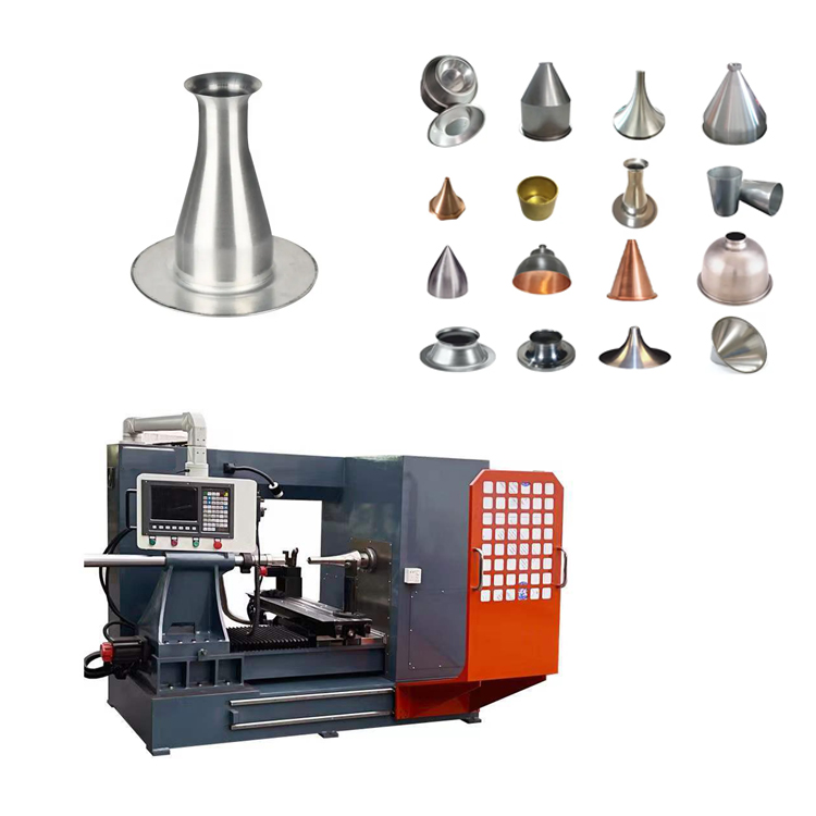High Accuracy CNC Heavy Duty Metal Combo Spin Flow Lathe Forming Spinning Machine