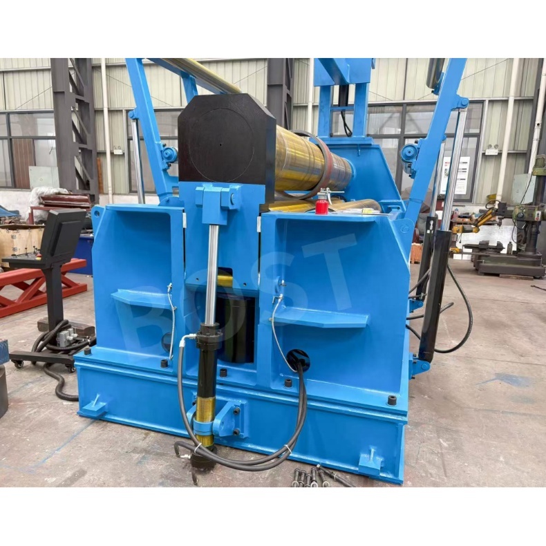 Nanjing BOST Conical And Cylindrical Shapes Are Fabricated Using The W12 Hydraulic CNC Sheet Metal Rolling Machine