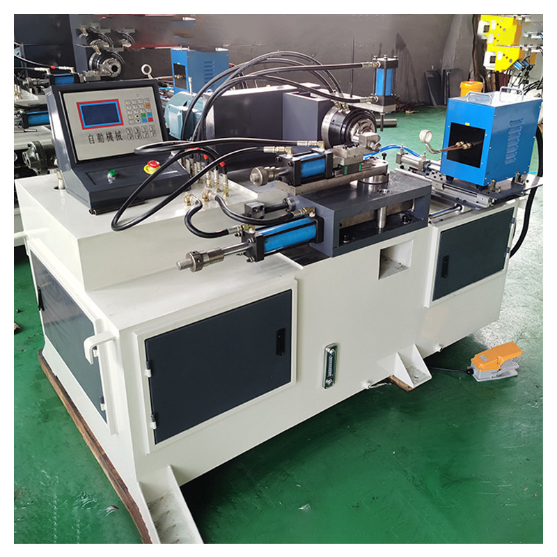 Automatic CNC High Frequency Heating Stainless Steel Pipe End Forming Machine Tube End Closing Machine for Aluminum Processing