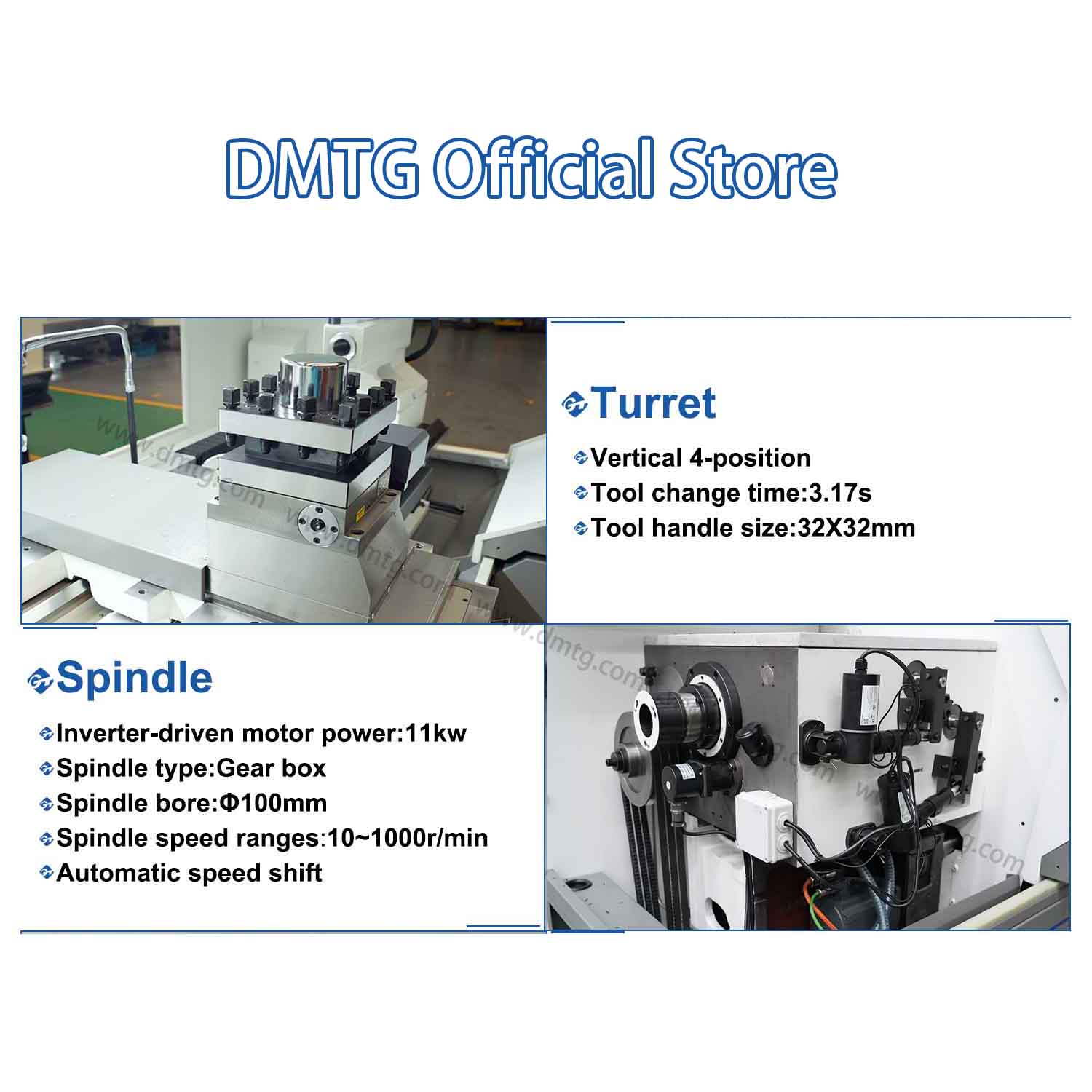 GT DMTG CK6150 Ck0640 Cnc Lathe Machine Ck6140 Torno Cnc Large Lathe Machine Cnc Lathe Fanuc