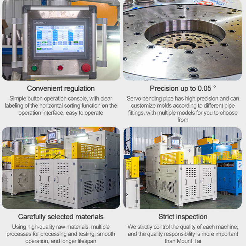 High Efficiency Automatic CNC Stainless Steel Aluminum Tube End Forming Machine with High Accuracy for Press Fitting