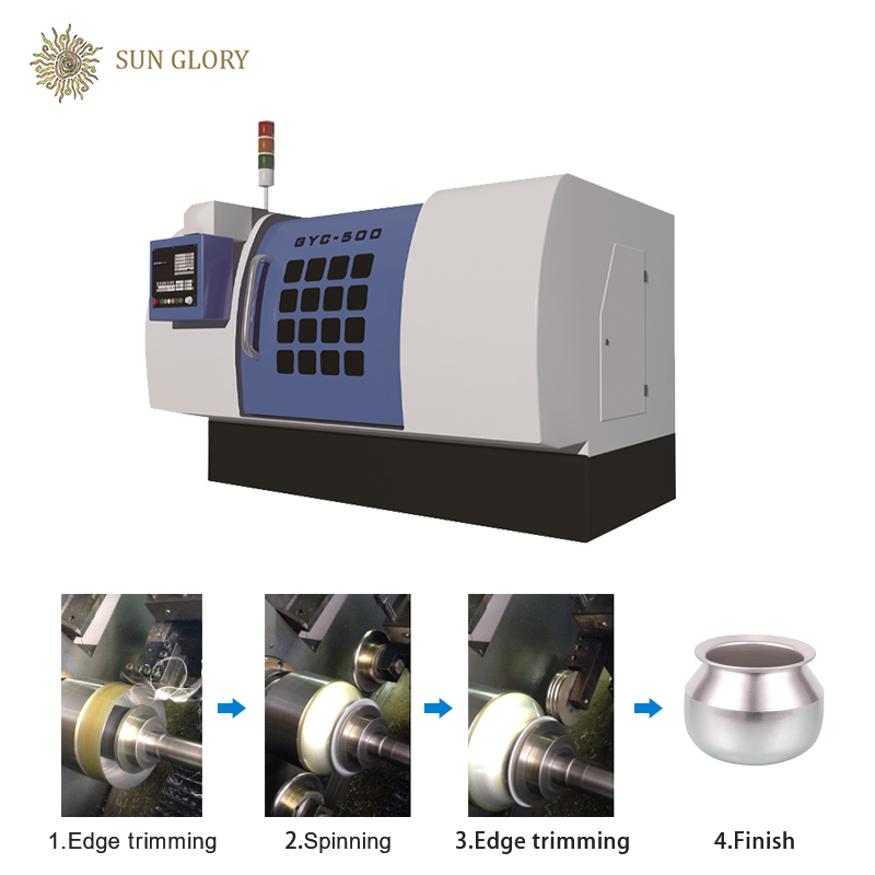 Pot and Pan Meta Spinning Production Line Aluminum Metal Cooking Hot Pot Making Machine