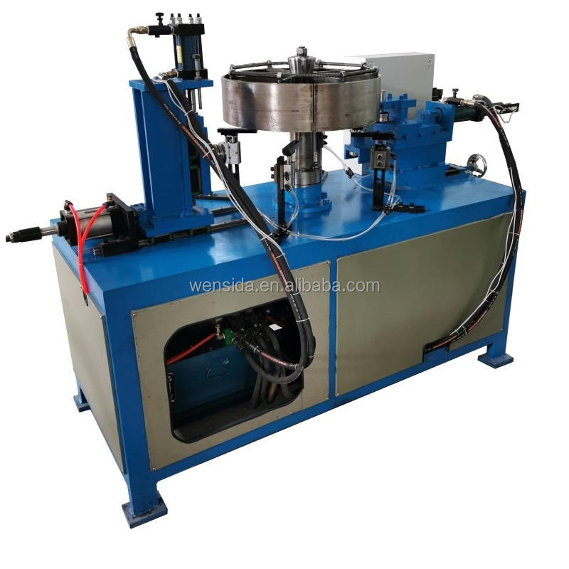 Hydraulic Stainless Steel Round Tube Flanging Machine Elbow Flanging Machine Manual CNC Tinplate Round Duct Flanging Machine