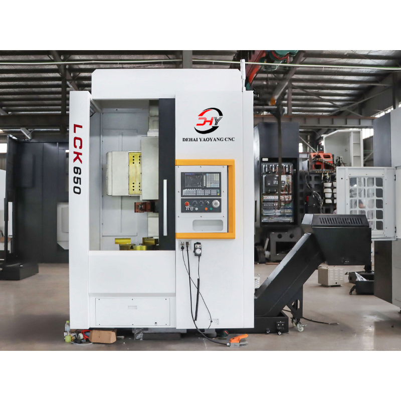 High Precision Car Alloy Wheel Rim Repair CNC Lathe LCK650 Cnc Vertical Turning Lathe Machine