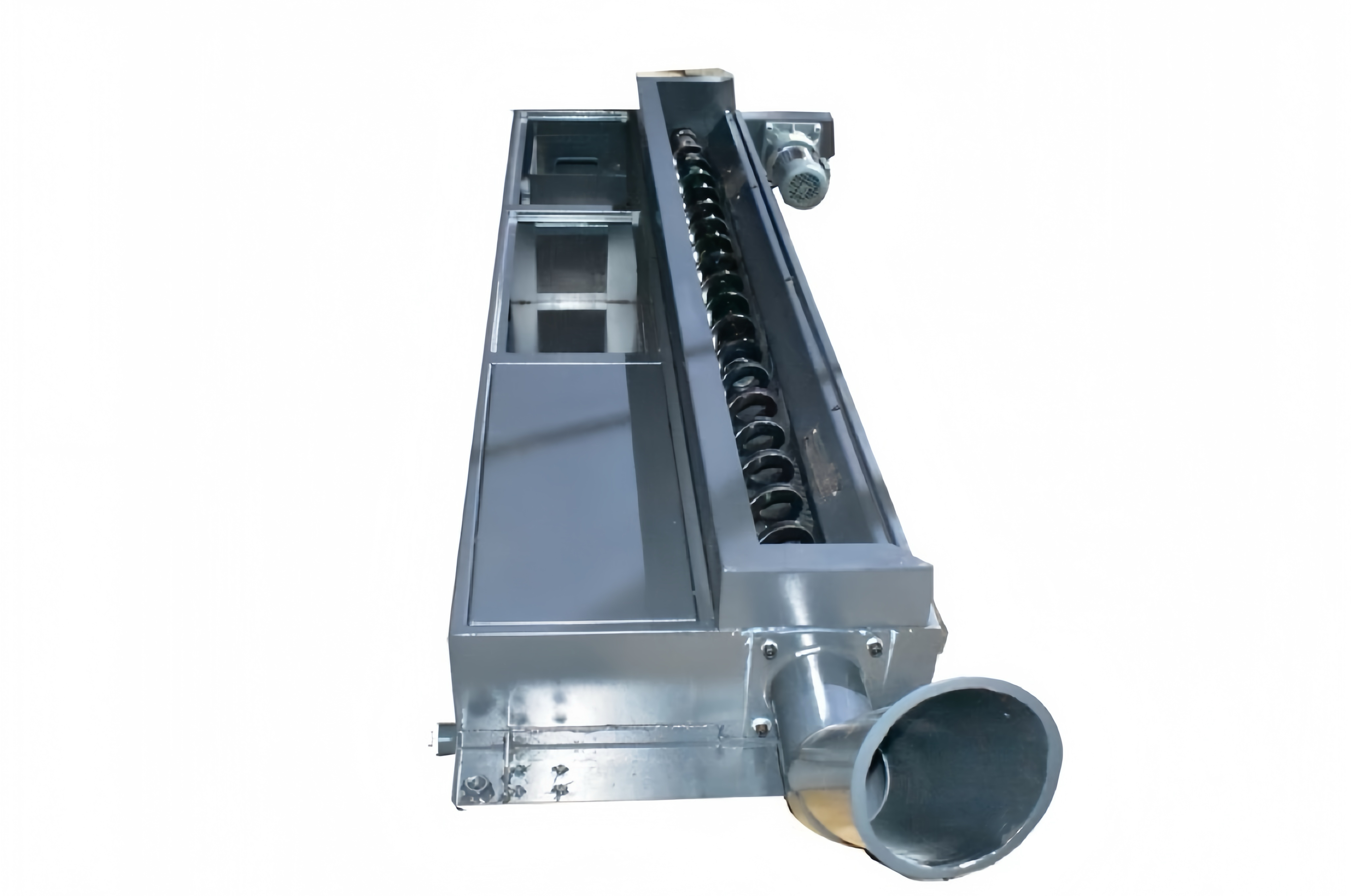 Screw type chip conveyor