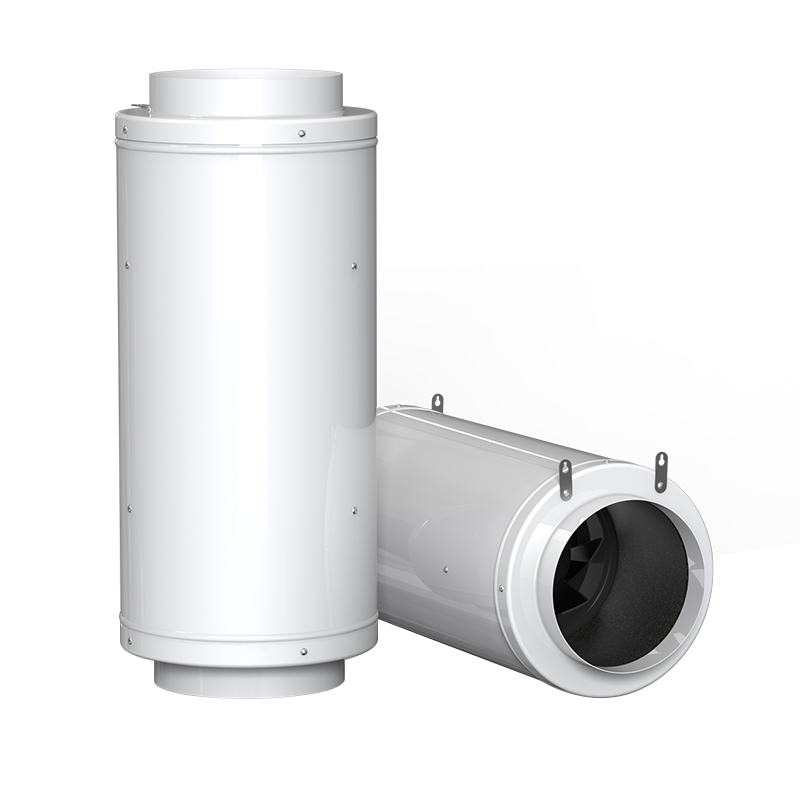 Ventilation Equipment Manufacturer 12 Inch Silencer High Speed High Air Pressure Cool Air EC Duct Fan