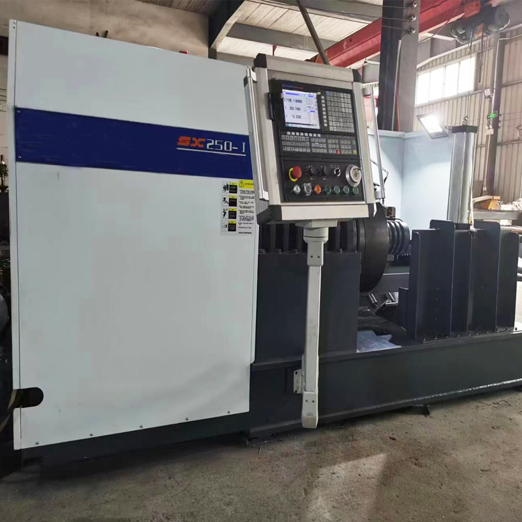 Automatic Double Rolls CNC Metal Bottle Necking Steel Pipe Shrinking Tube Spinning Lathe Flow Forming Machine
