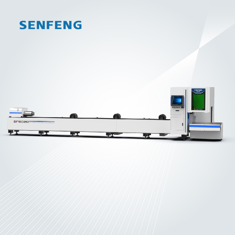 SENFENG SF6020T 1.5-6KW Laser Tube Cutter 0.5mm-16mm Steel Cnc Fiber 5-Axis Laser Pipe Cutting Machine For Metal Pipes