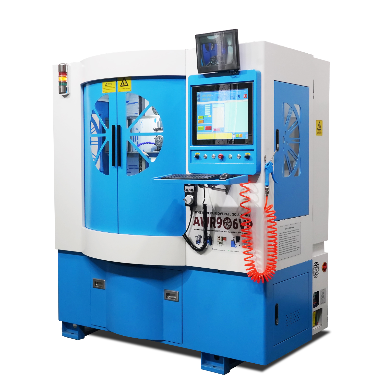 CRYSTAL AWR906VP Hot Selling Factory Price CNC Auto Wheel Rim Repair Machine Alloy Rim Lathe Machine
