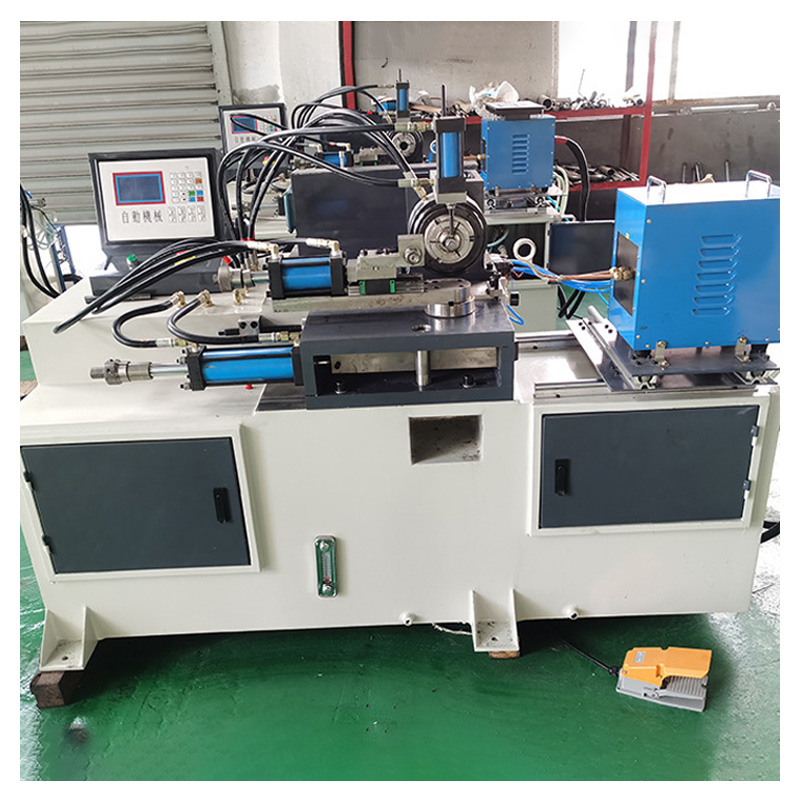 Automatic CNC High Frequency Heating Stainless Steel Pipe End Forming Machine Tube End Closing Machine for Aluminum Processing