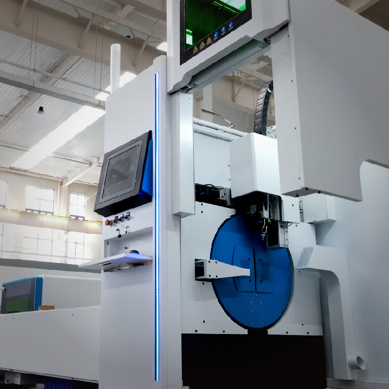 SENFENG SF6020T 1.5-6KW Laser Tube Cutter 0.5mm-16mm Steel Cnc Fiber 5-Axis Laser Pipe Cutting Machine For Metal Pipes