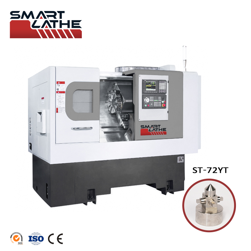 Heavy-duty CNC Lathe With Sub-Spindle And Tailstock For Metalworking