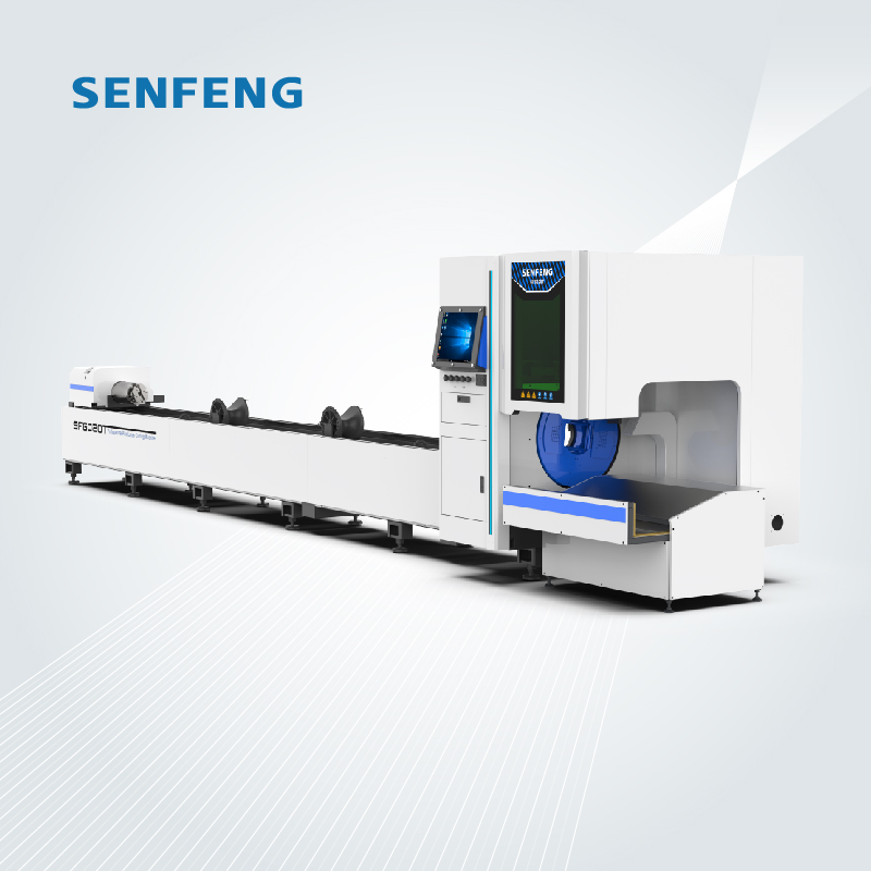 SENFENG SF6020T 1.5-6KW Laser Tube Cutter 0.5mm-16mm Steel Cnc Fiber 5-Axis Laser Pipe Cutting Machine For Metal Pipes