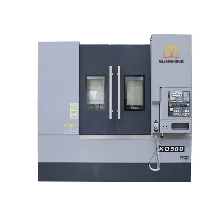 Heavy-duty CNC Vertical Lathe for Turning and Boring Large Rotating Parts, Both Internal and External Diameters.