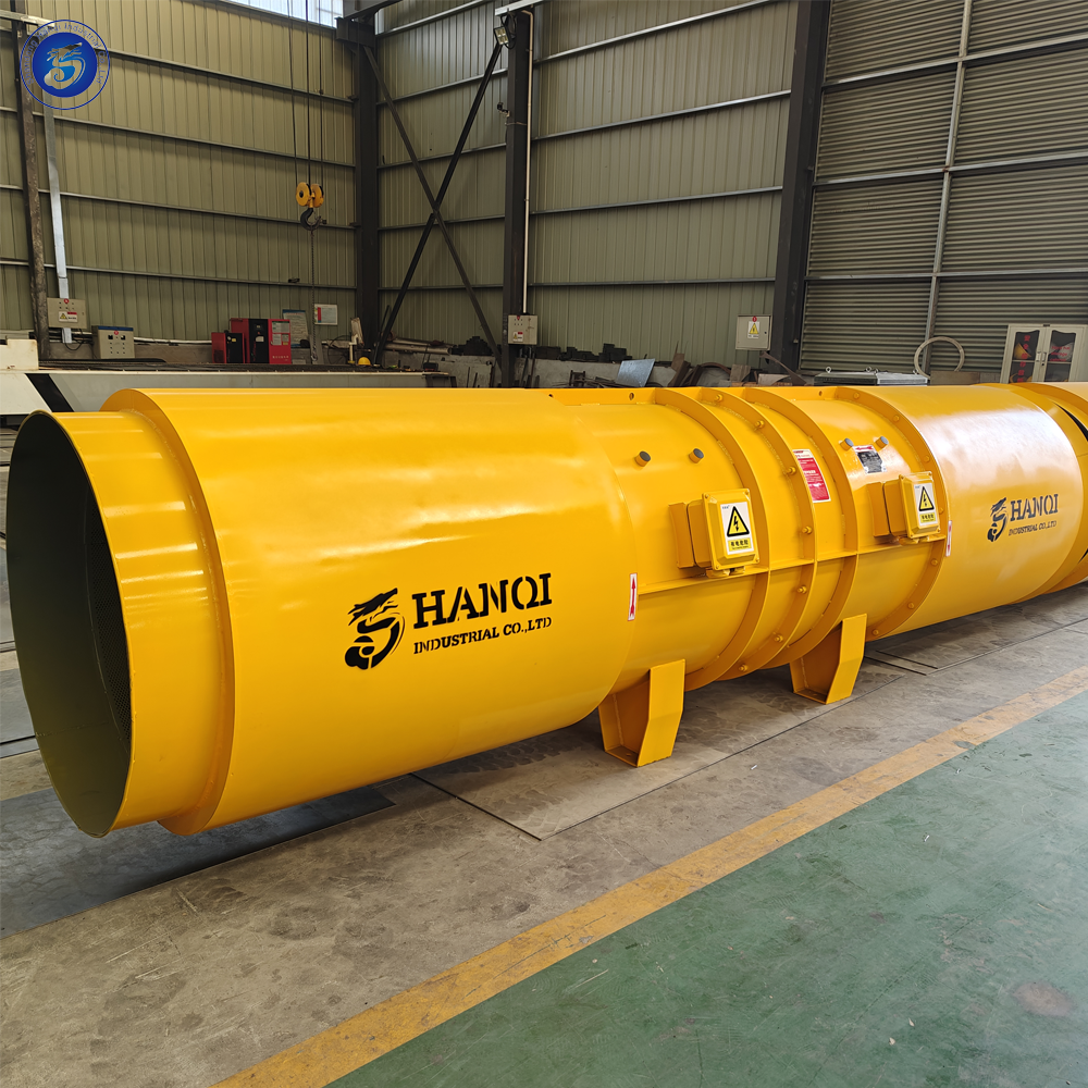 FREE Standing AC Motor Axial Flow Fans High Speed SDF Tunnel Dedicated Ventilation Fans Tunnel Counter-rotating Fan
