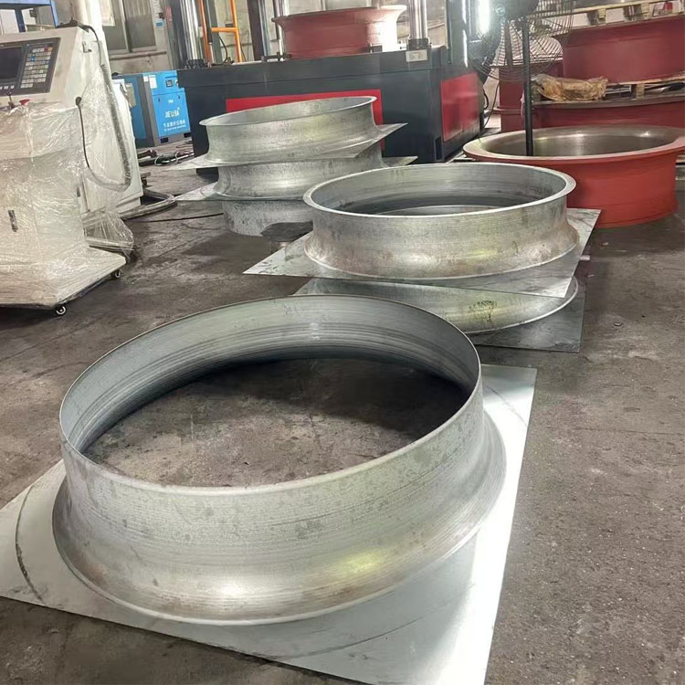 Air Conditioning Exhaust Port Fan Housing Flanging Panel Internal Spinning Machine