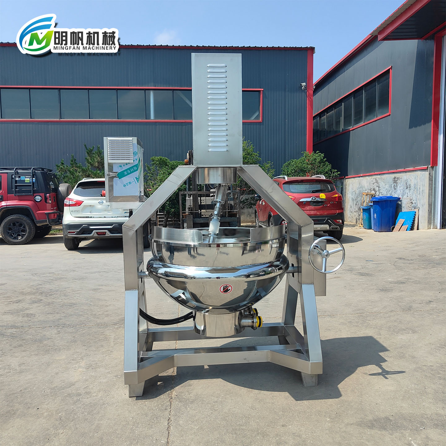 Industrial Automatic Planetary Jacketed Cooking Pot Machine Kettle Design with Core Motor Bearing Gearbox Components
