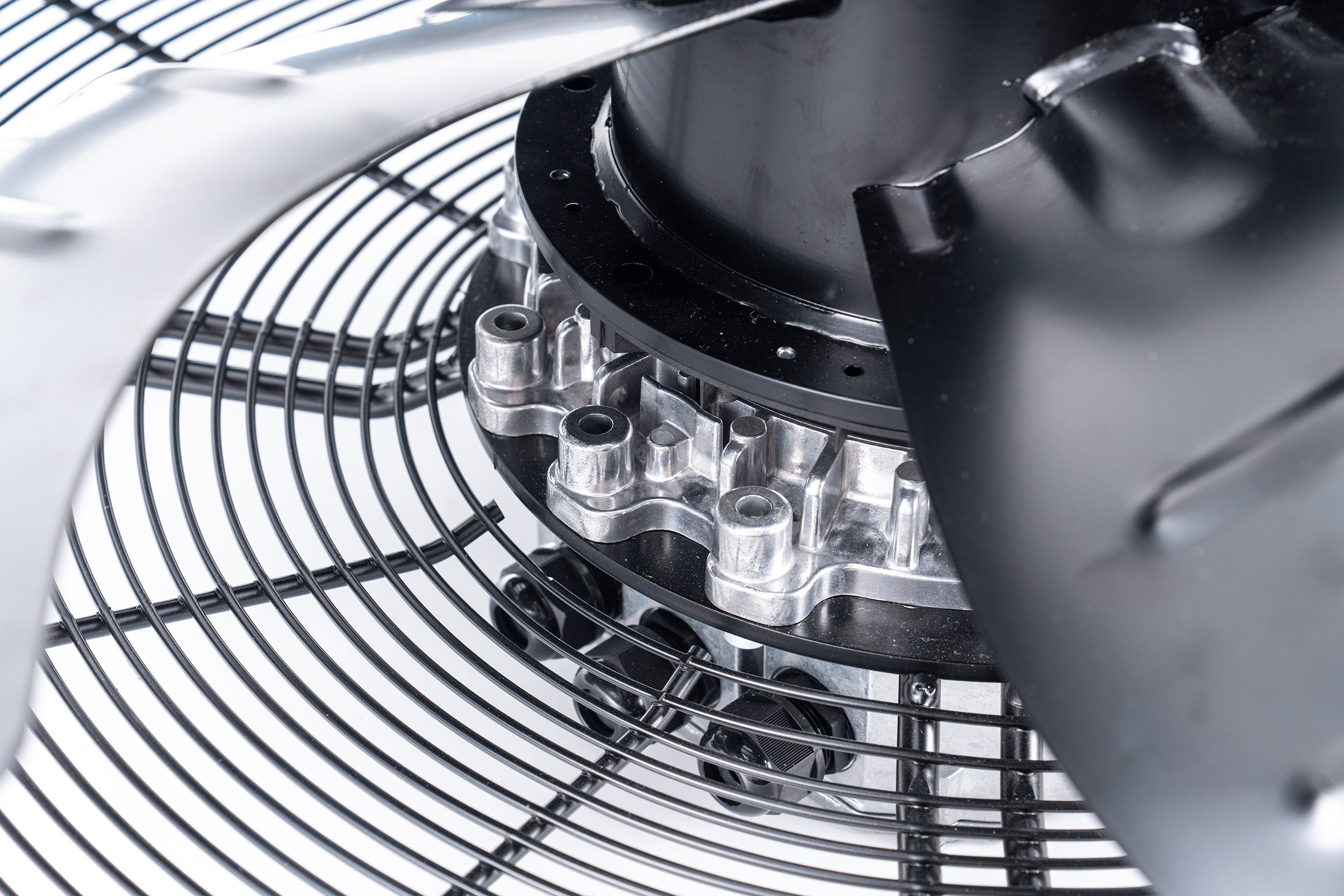 Industrial Ventilation Axial Exhaust Fans Outer Rotor High Speed EC Axial Fans 550mm