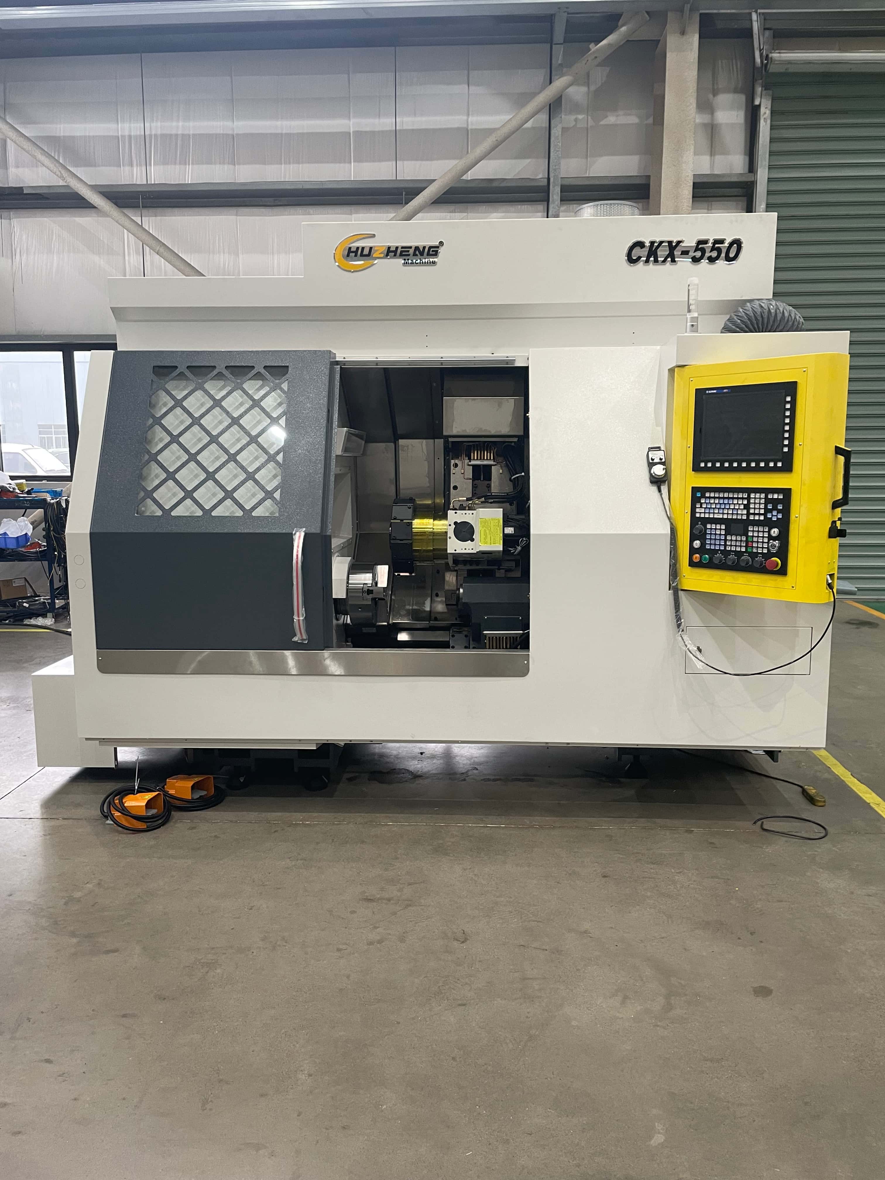 Rotary Transfer Plastic CKD550-750 Cnc Milling Machine Tool Turning Lathe Dual-Spindle Turning