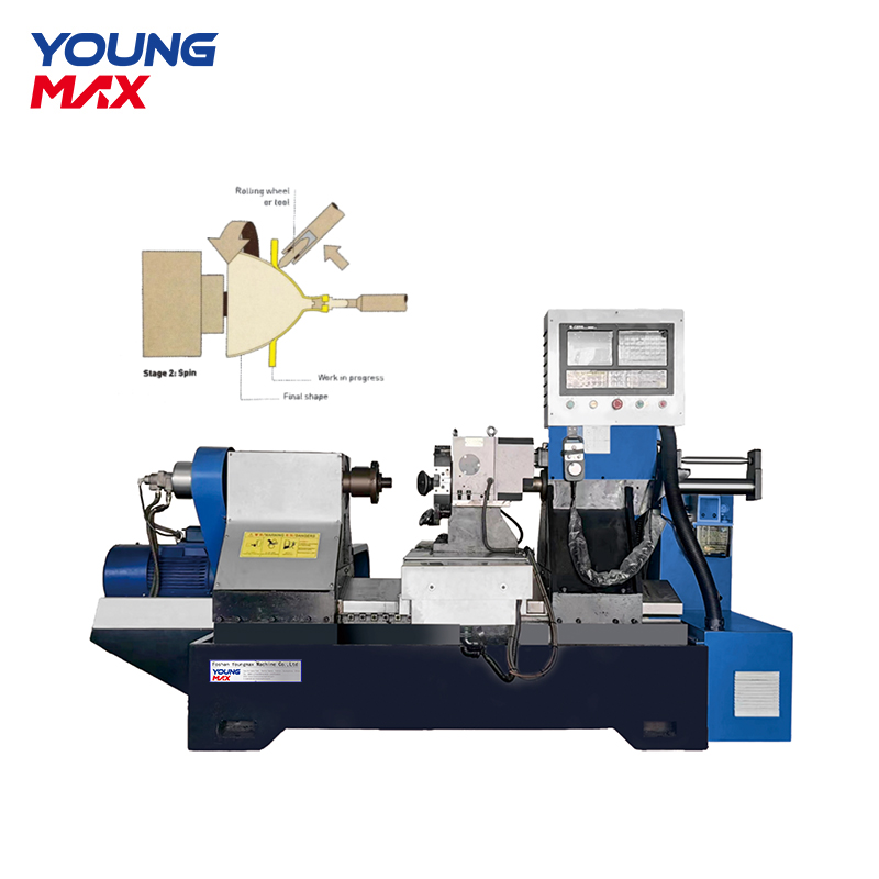Aluminium Pot Making Production Line Lathe Automatic Cnc Metal Spinning Machine Cookware Mold Spinning Machine