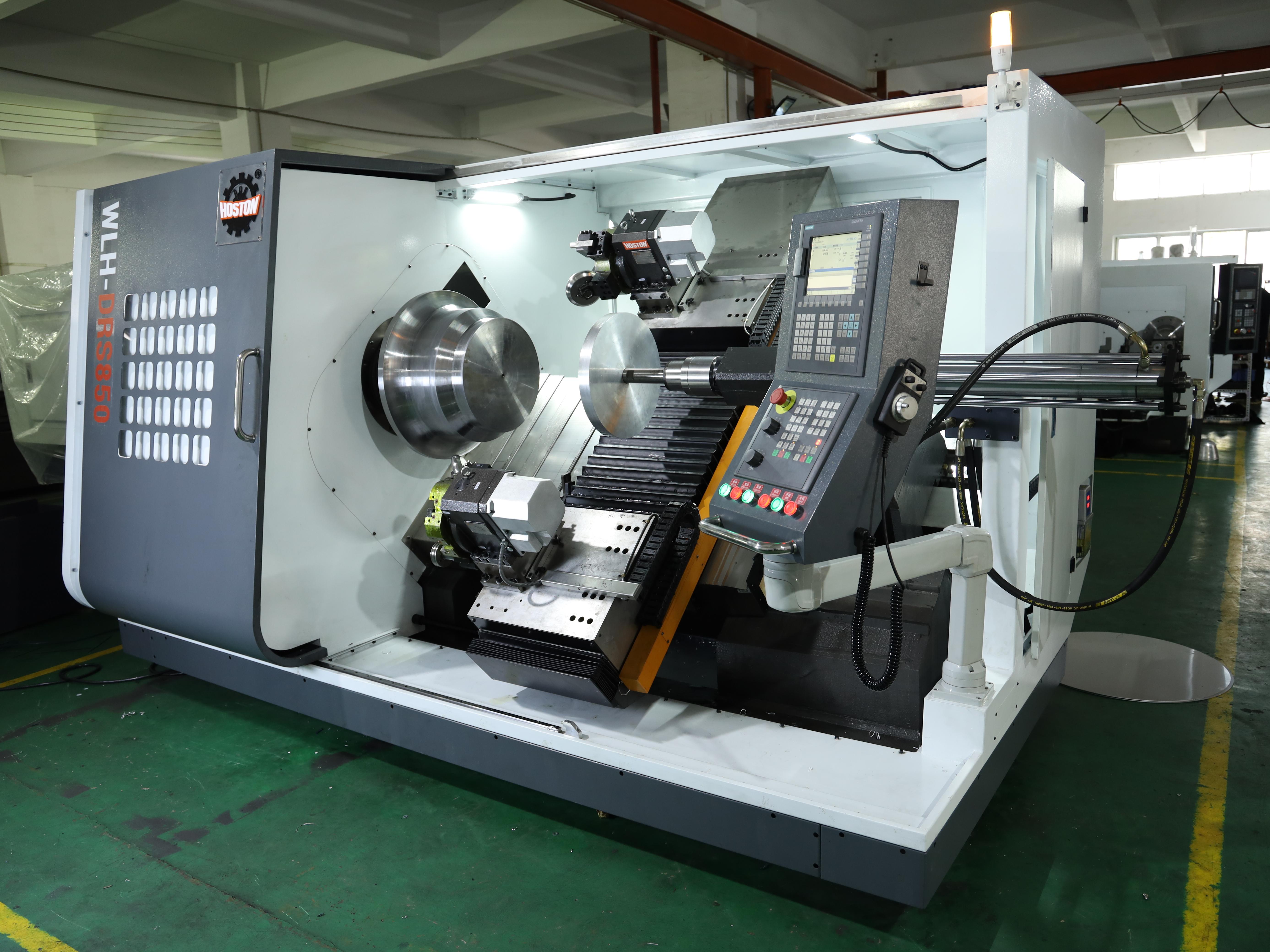 CNC Metal Spinning Machine Heavy Duty Double Rollers for Stainless Steel Cookware