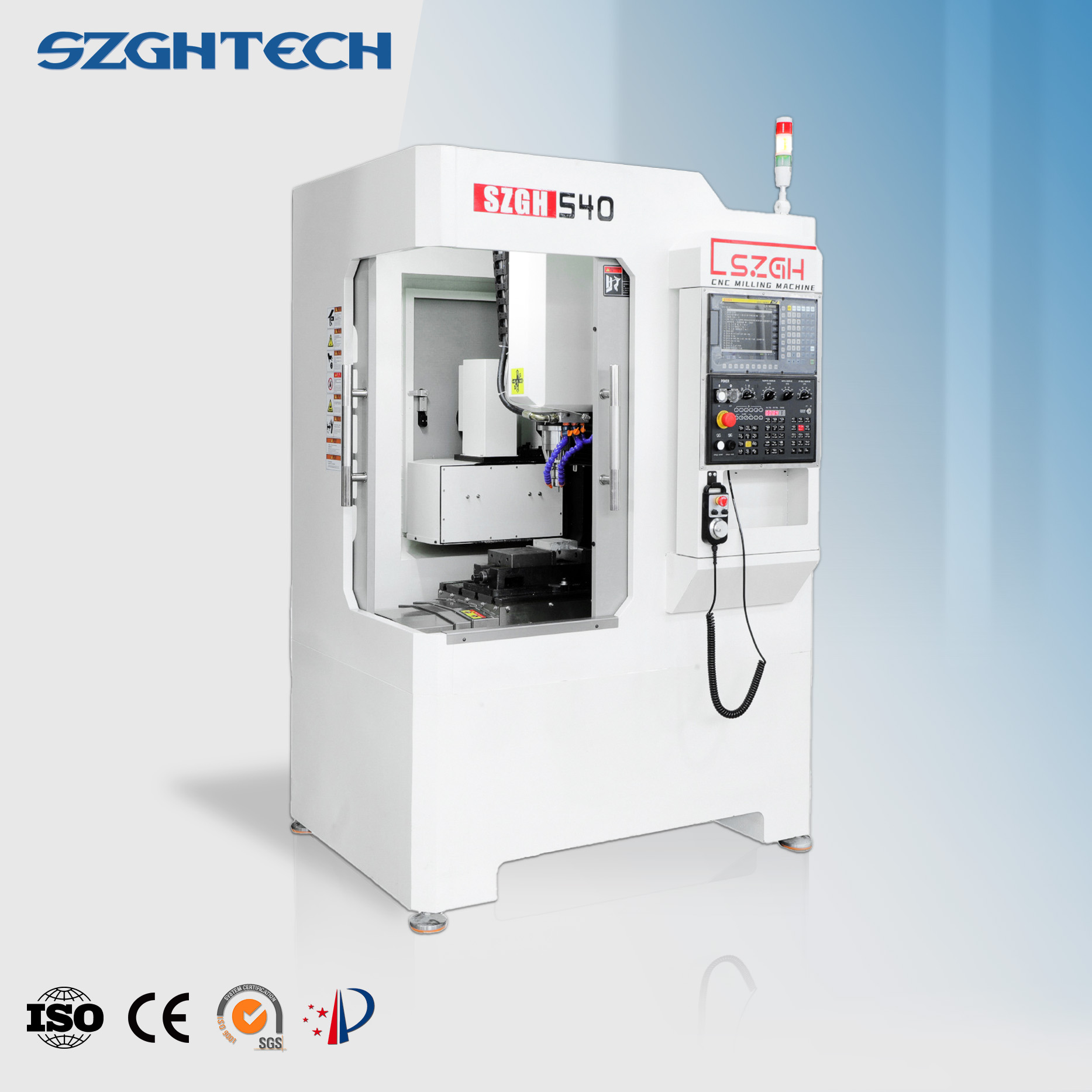 SZGH-540 Cnc Milling 3 Axis Desktop Machine Machining Center 650 850 Cnc Lathe Metal Vertical Service Cnc Milling Machine