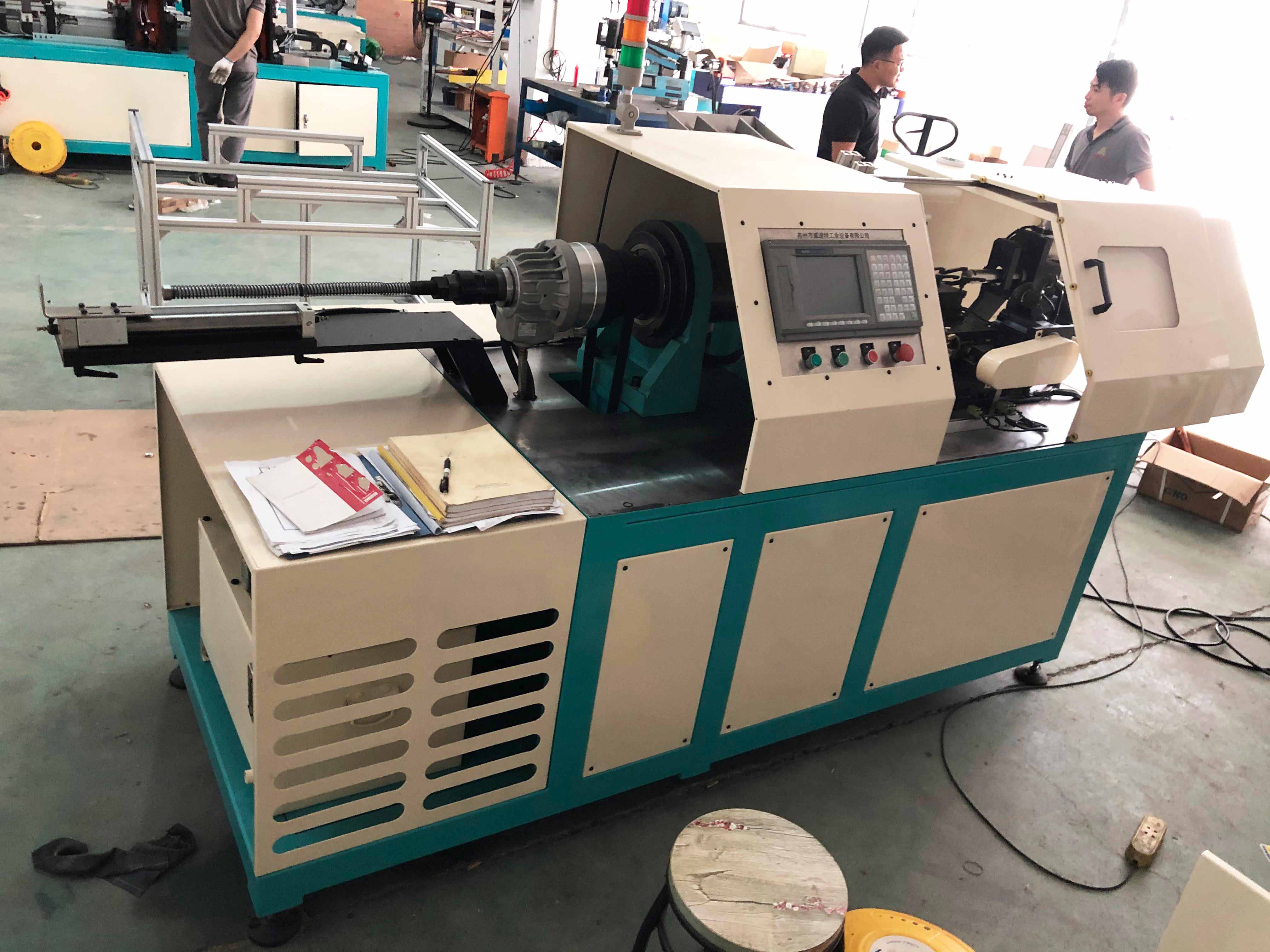 Cnc Metal Tube End Stainless Steel Spinning Flow Forming Machine