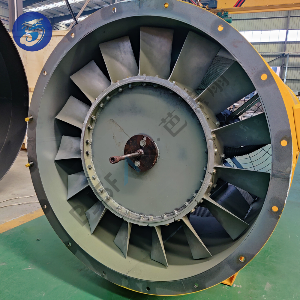 FREE Standing AC Motor Axial Flow Fans High Speed SDF Tunnel Dedicated Ventilation Fans Tunnel Counter-rotating Fan