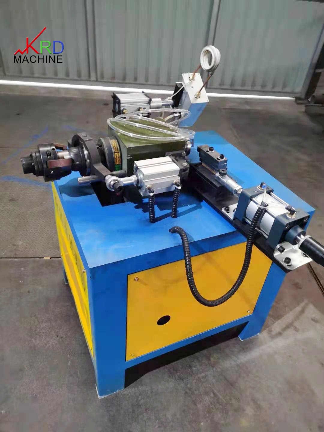 2026 New Automatic CNC Metal Steel Pipe Tube Sealing Machine One Side End Closing Forming Machine Suitable for Sanitary Ware