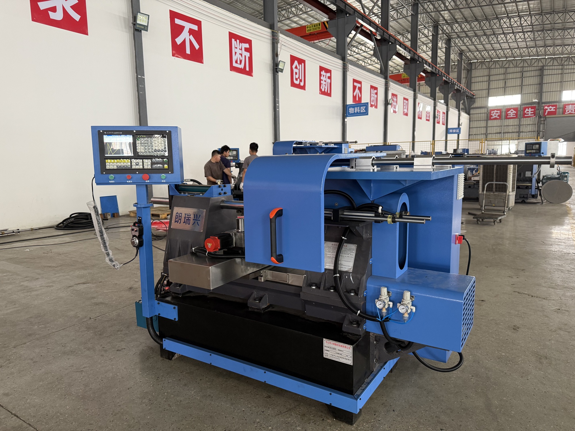 Lang Ruixing SLW-LX-800 Aluminium Pot Making Production Line CNC Metal Spinning Machine Single Automatic Cookware Mold Spinning