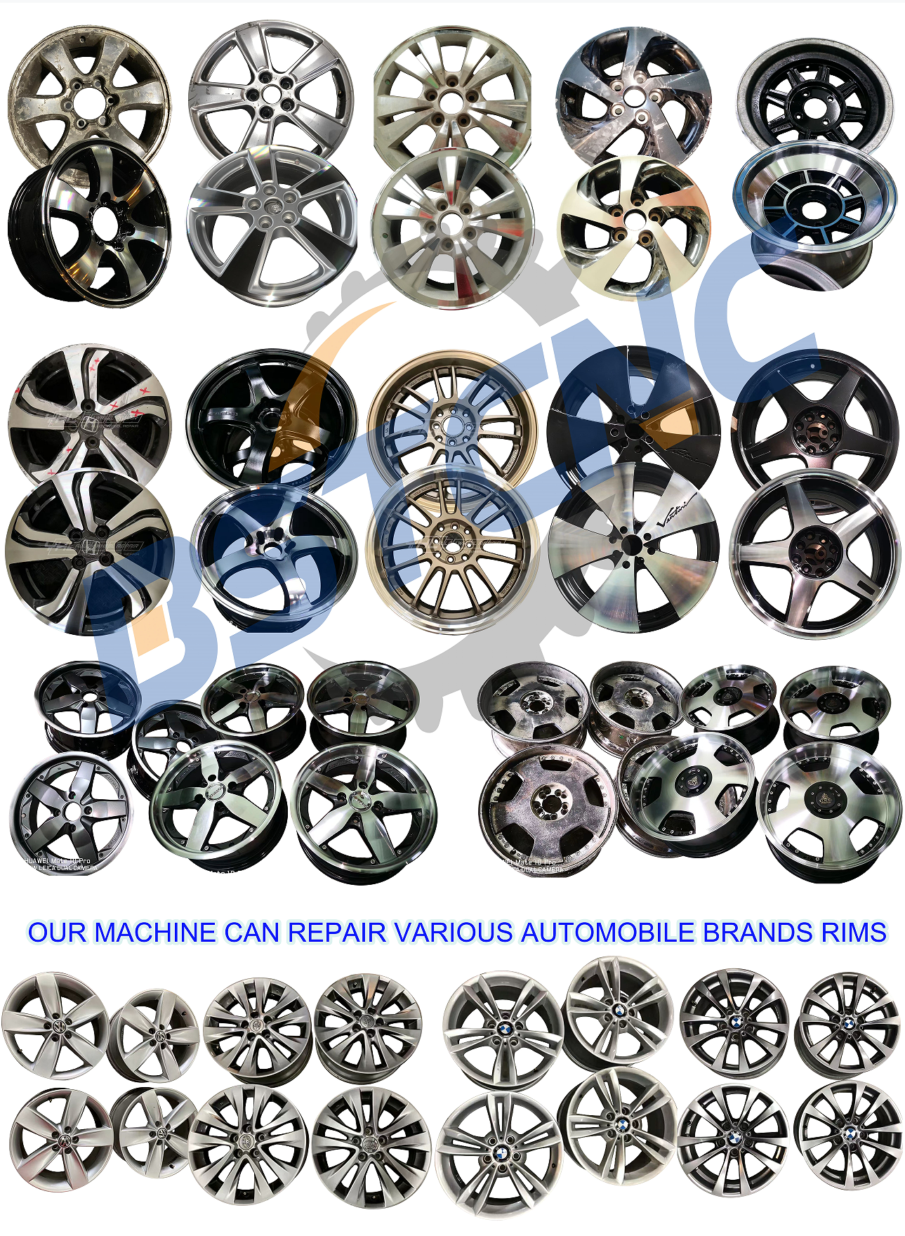 VRC32 Vertical Automatic Vehicle CNC Alloy Wheel Rim Repair Lathe CNC Mechanical Lathes