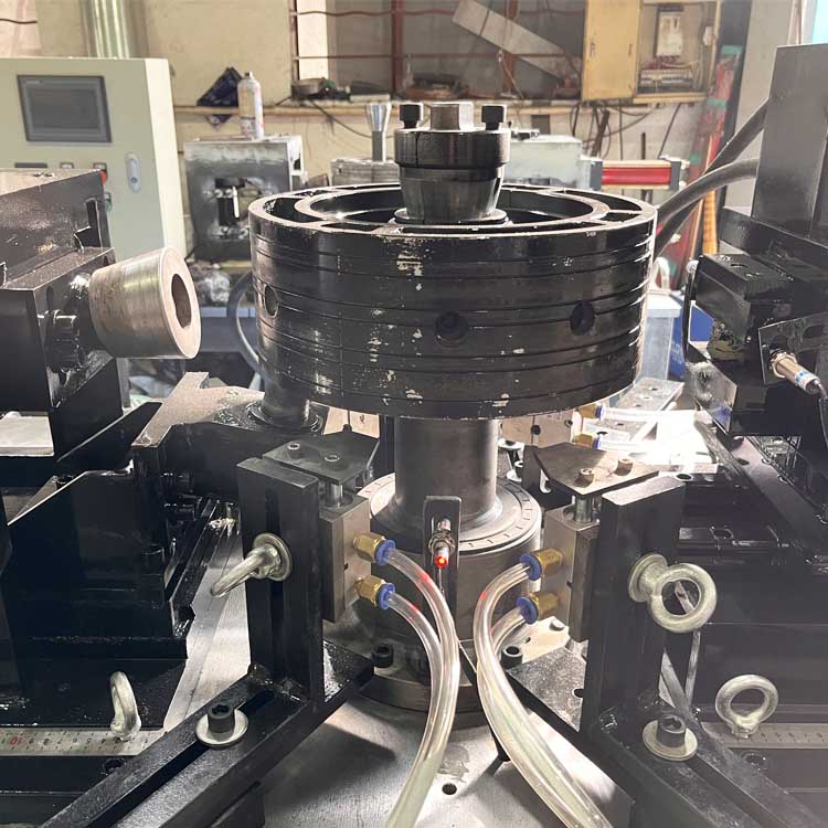 Hydraulic Automatic Axial Fan Housing TDF Flange Spinning and Forming Machine