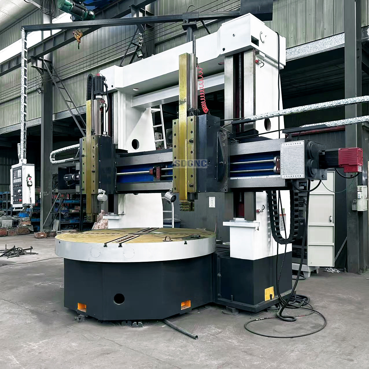 CK5225 New 2024 Extra Heavy Duty CNC Vertical Lathe Single 2500mm Large Turning Diameter Precision Turning Center CE Certified