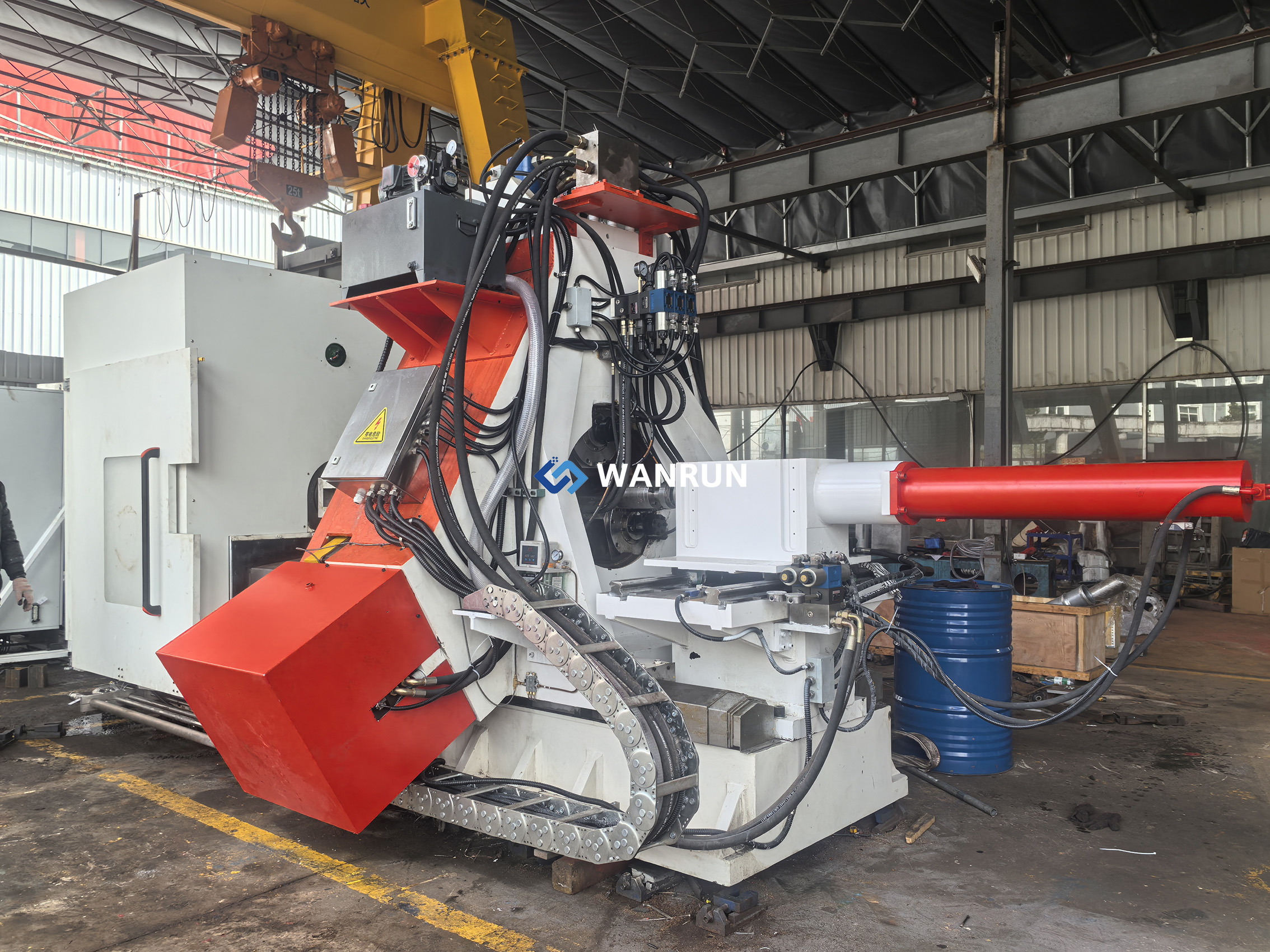 WR200-3T Three Roller Cnc Flow Forming Machine for Seamless Pipe